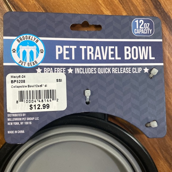 Dog Travel Bowl and and Rope Leash, NWT - Picture 5 of 10